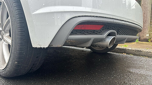 A car exhaust